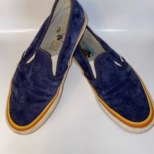 slip-on SF retro rainbow vans size 8